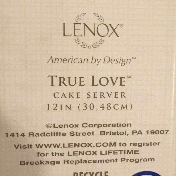 Lenox True Love Cake Knife & Server Set - Picture 6 of 6